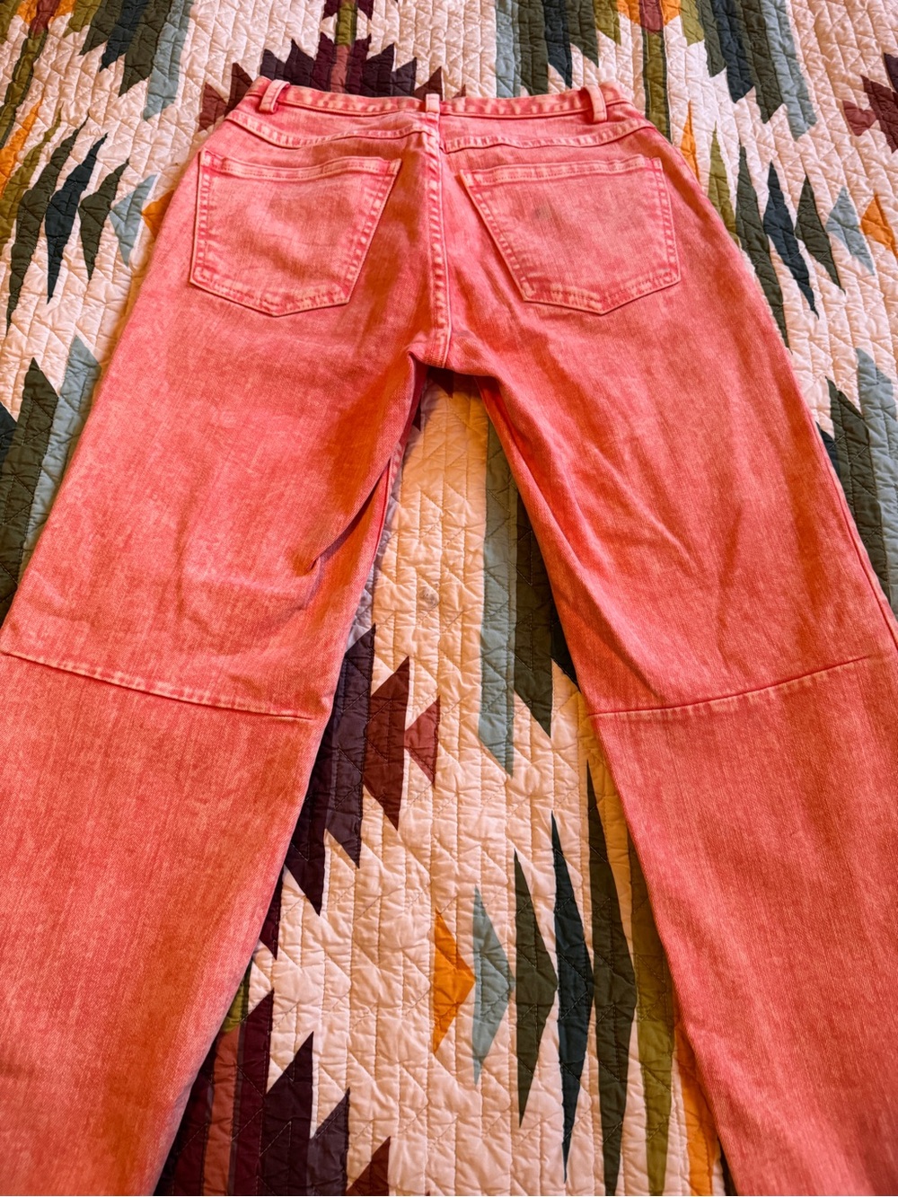 Rachel Comey Coral Pink Acid Wash jeans - Picture 6 of 6